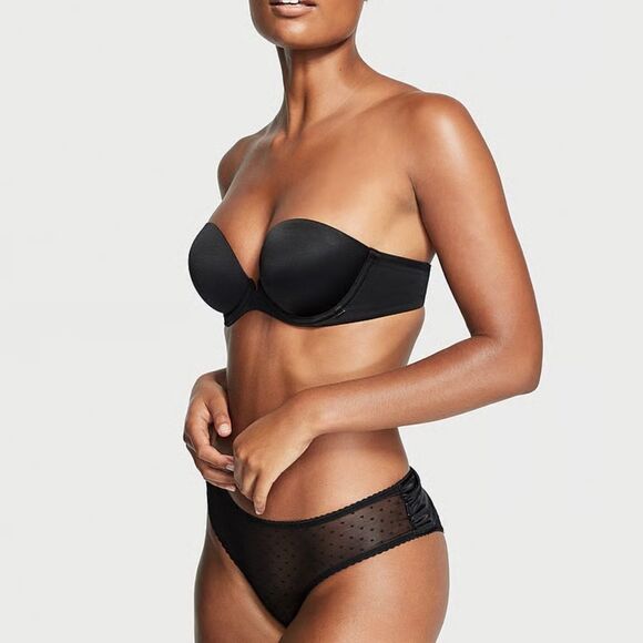 VICTORIA’S SECRET VERY SEXY
Mesh & Satin Bow Cutout Back Open Panty- size SMALL - Picture 3 of 10